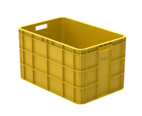 Fish crates used for seafood storage and transport in the fishing industry