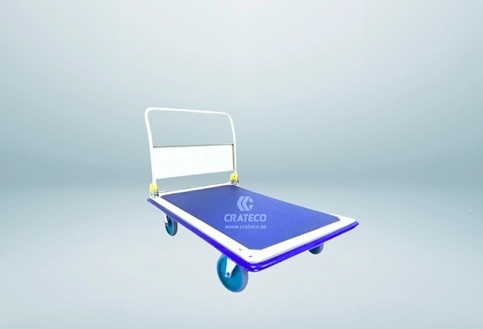 Platform trolley guide for warehouse, office, and retail efficiency and heavy lifting