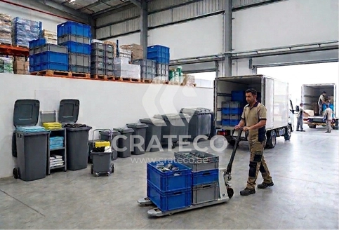Material handling equipment for efficient warehouse and supply chain management in UAE