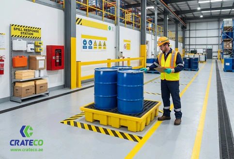 Spill control products and practices for workplace hazard prevention in UAE industrial facilities