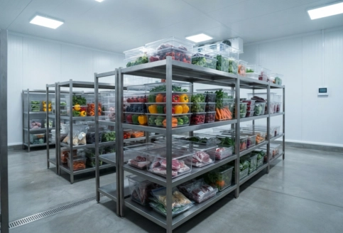 HACCP-compliant plastic storage containers supporting food safety compliance in UAE facilities
