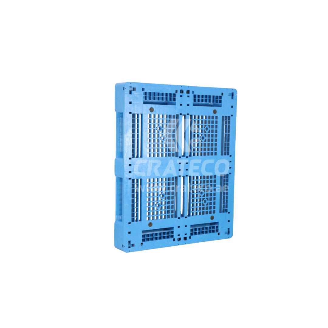 5 Runner Plastic Pallet CC3R04S6-1210 | 6 Steel Rods | Crateco UAE