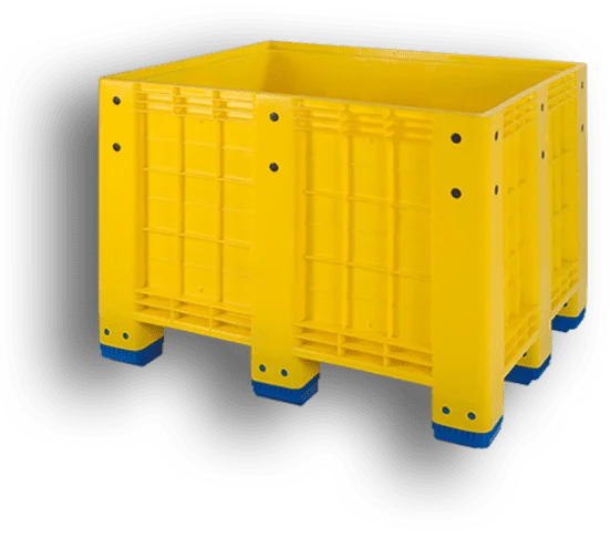 Plastic Pallet Boxes for Organized Storage in Warehouses